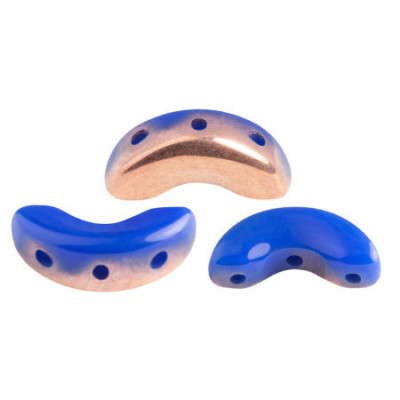 Arcos® par Puca® Sapphire Capri Gold 33050/27101 | Czech Glass Beads