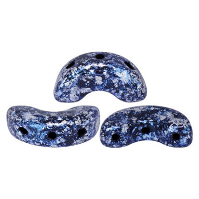 Arcos par Puca Tweedy Blue 23980/45706 | 5x10mm 3-Hole Beads