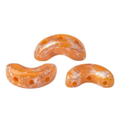 Arcos par Puca 5x10mm Orange Opal Tweedy 81260/45703 | 3-Hole
