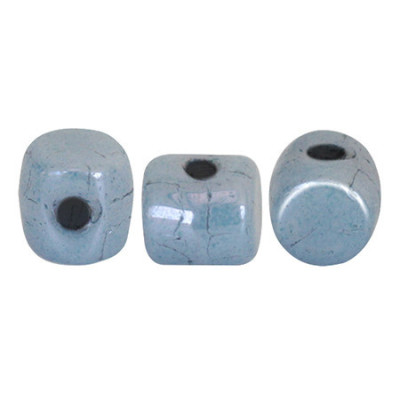 Minos® par Puca® 3x2.5mm Blue Ceramic 14464 | Czech Glass Beads