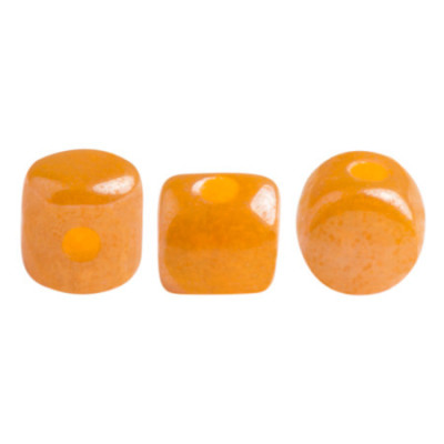 Minos® par Puca® Orange Opal Luster 81260/14400 | Czech Glass Beads