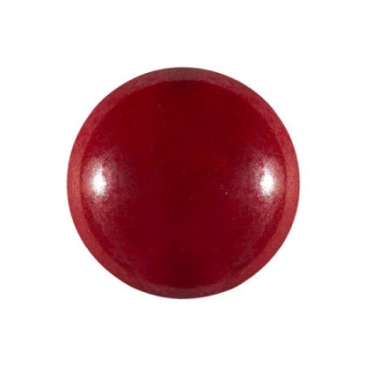 Cabochon par Puca® 18mm Opaque Coral Red Luster 93200 | Glass Beads