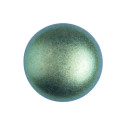 18mm Cabochon par Puca Metallic Mat Green Turquoise 23980/94104