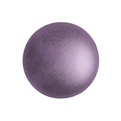 Cabochon par Puca® 18mm Metallic Mat Dark Plum 79083 | Glass Bead