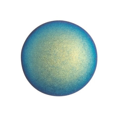 Cabochon par Puca® 18mm Matte Teal AB 23980-84100-28701 | Glass