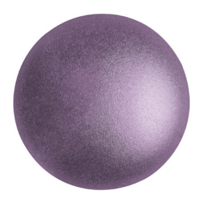Cabochon par Puca 25mm Metallic Mat Dark Plum 79083 | Czech Glass