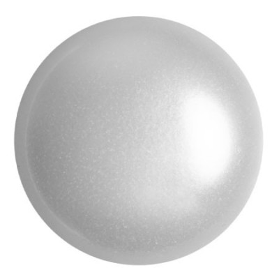 25mm Cabochon par Puca No. 111 White Pearl 02010/11402 | Glass