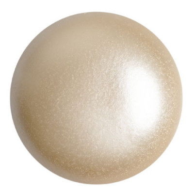 Cabochon par Puca 25mm Cream Pearl 11411 | Czech Glass Cabochon