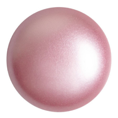 25mm Rose Pearl Cabochon par Puca 02010/11475 | Glass Beads