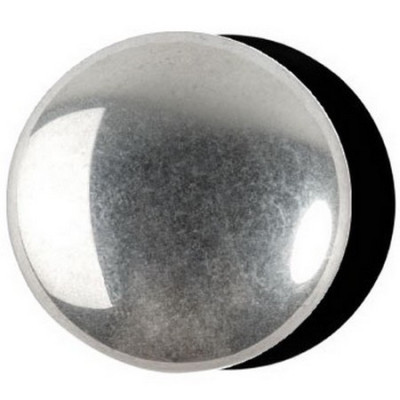 Cabochon par Puca® 25mm Jet Silver 23980-27001 | Czech Glass