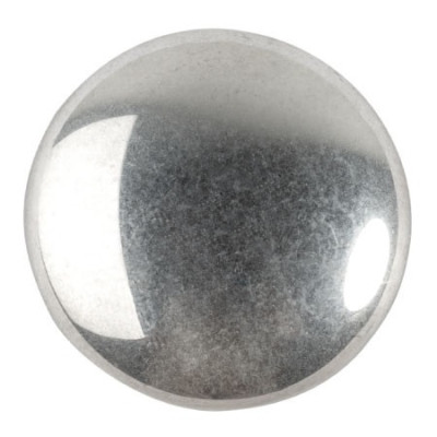 Cabochon par Puca 25mm Argentees Silver 00030-27000 | Glass Beads