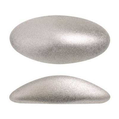 Athos® par Puca® 20x10mm Metallic Mat Beige 79080 | Holeless Beads