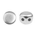 Kalos par Puca Beads 4x3mm Silver 00030/27000 | 2-Hole Czech Glass