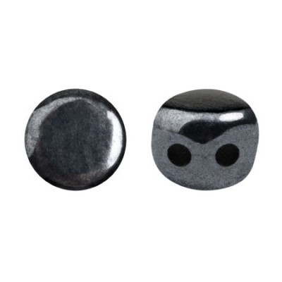 Kalos par Puca Jet Hematite 4x3mm 23980/14400 | Czech Beads