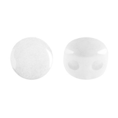 Czech Glass Kalos® par Puca® 4x3mm Opaque White 03000/14400