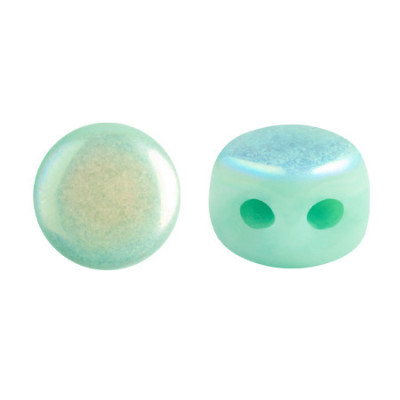 Kalos par Puca No. 76 Frost Jade AB 58430/28701 | 2-Hole Beads