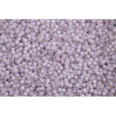 TOHO Round 11/0 Silver Lined Light Amethyst Opal 2122 | Seed Beads