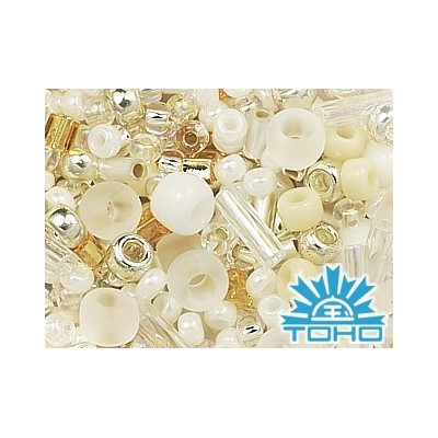 TOHO Mix Hasu- White Mix 3212 | Japanese Glass Seed Beads 10g