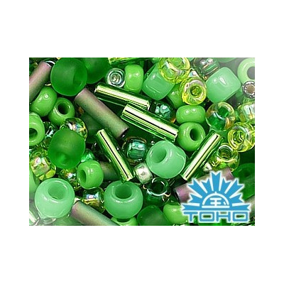 TOHO Seed Beads Mix Wasabi Green 3221 | Japanese Glass Beads
