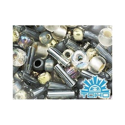 TOHO Mix No. 497 Tenin Gray Gold Mix 3211 | Japanese Seed Beads