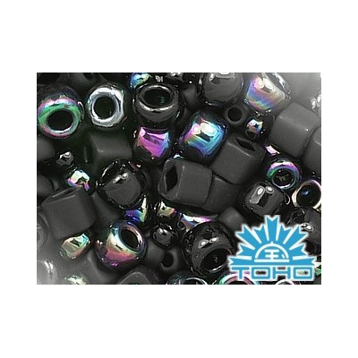 TOHO Japanese Seed Beads Mix 498 Black Mix 3210 | 10g