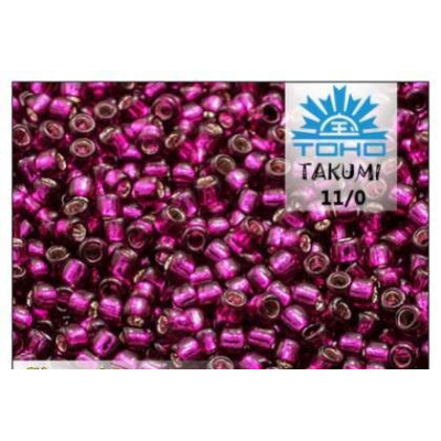 TOHO Takumi 11/0 Silver-Lined Dragonfruit 2223 | Japanese Beads