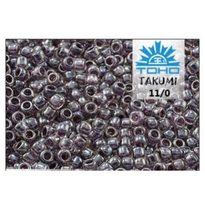 TOHO Takumi 11/0 Large-hole Beads Crystal Concord Grape 1064 5g