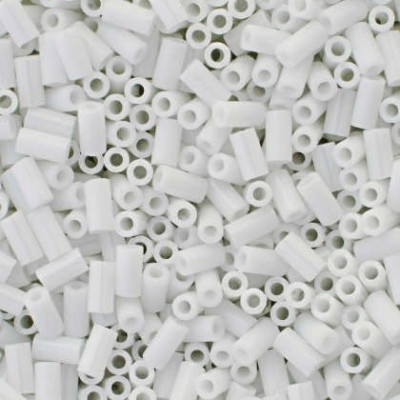 TOHO Bugle Beads 3mm Opaque White 41 | Japanese Glass Beads
