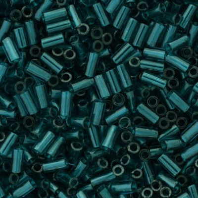 TOHO Bugle Beads 3mm Transparent Capri Blue 7BD | Japanese Glass