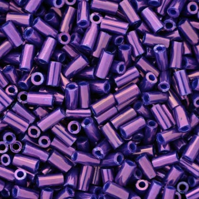 TOHO Bugles 3mm Higher-Metallic Grape 461 | Japanese Glass Beads