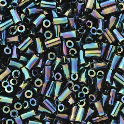TOHO Bugle Beads 3mm Metallic Rainbow Iris 86 | Japanese Glass
