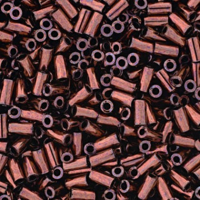TOHO Bugle Beads 3mm Bronze Dark Bronze 222 | Japanese Glass