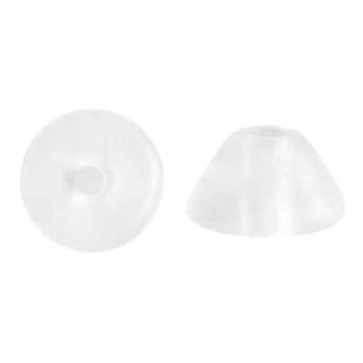 Konos par Puca 2x4mm Matte Crystal 00030-84100 | Czech Glass Beads