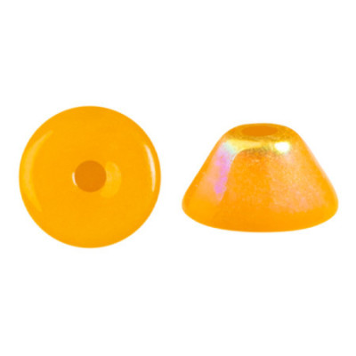 Konos® par Puca® 2x4mm Frost Tangerine AB 98412-28701 | Glass Beads