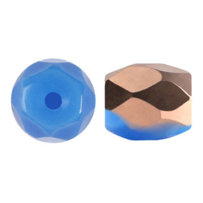 Baros® par Puca® 5x6mm Frost Blue Lagoon Capri Gold 27101 | Czech