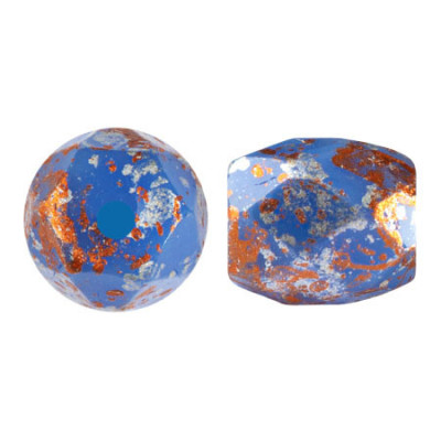 Baros par Puca 5x6mm Frost Blue Lagoon Tweedy 68410-45703 | Beads