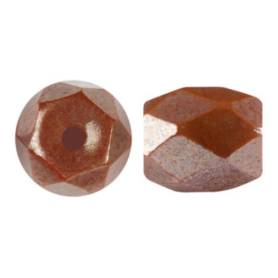 Baros par Puca 5x6mm Frost Caramel Luster 19460-14400 | Czech Beads