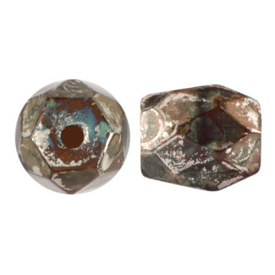 Baros® par Puca® 5x6mm Frost Caramel Picasso 19460-65400 | Beads