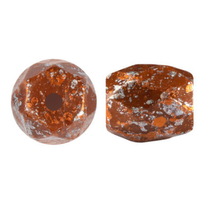 Baros® par Puca® 5x6mm Frost Caramel Tweedy 19460-45703 | Glass Beads