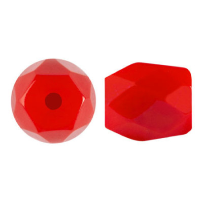 Baros® par Puca® Frost Cherry 98419 | 5x6mm Czech Glass Beads
