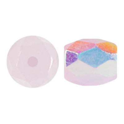 Baros® par Puca® 5x6mm Frost Sweet Pink AB 28701 | Czech Glass