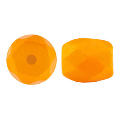 Baros® par Puca® Frost Tangerine Mat 98412-84100 | Czech Glass Beads