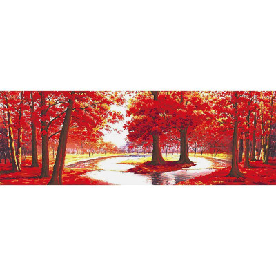 Diamond painting- Red trees-Nr.19 30x80 N