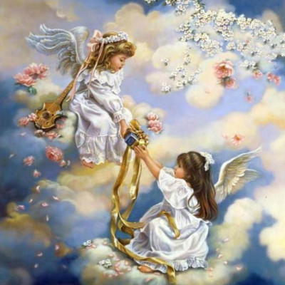Diamond painting-Angels-Nr.55 30x30 | Kreativ-Set
