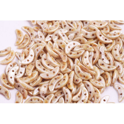 Czech Mates Crescent N. 3 Opaque Luster - Picasso 