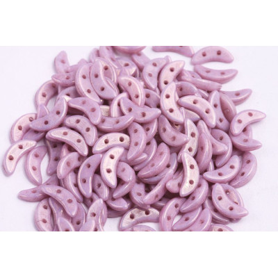 Czech Mates Crescent N. 8 Luster - Opaque Lilac 