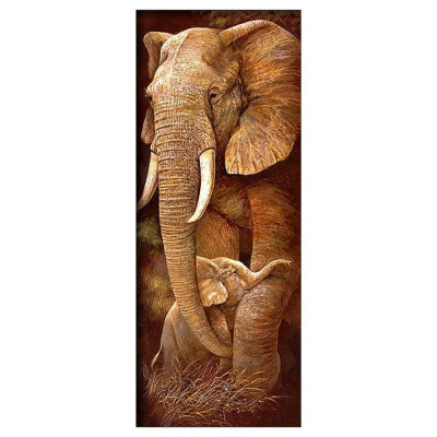 Diamond painting- Elephants-N.116 25x55