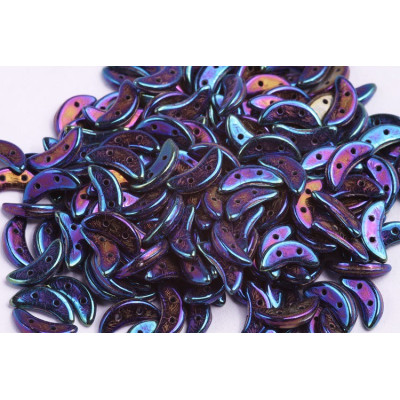 Czech Mates Crescent N. 10 Iris Blue 