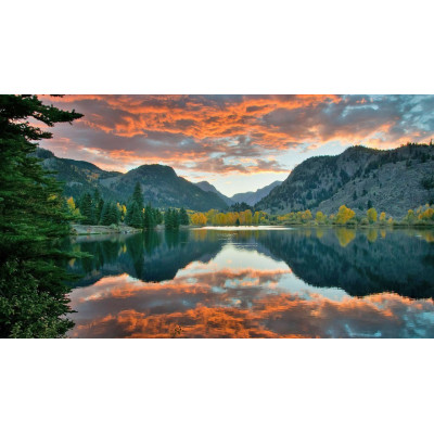 Diamond painting- Lake and mountains-Nr.159 30x40