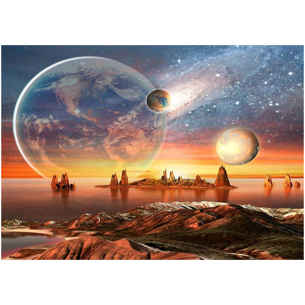 Diamond painting- Il paesaggio di Marte-N.160 30x40 cm